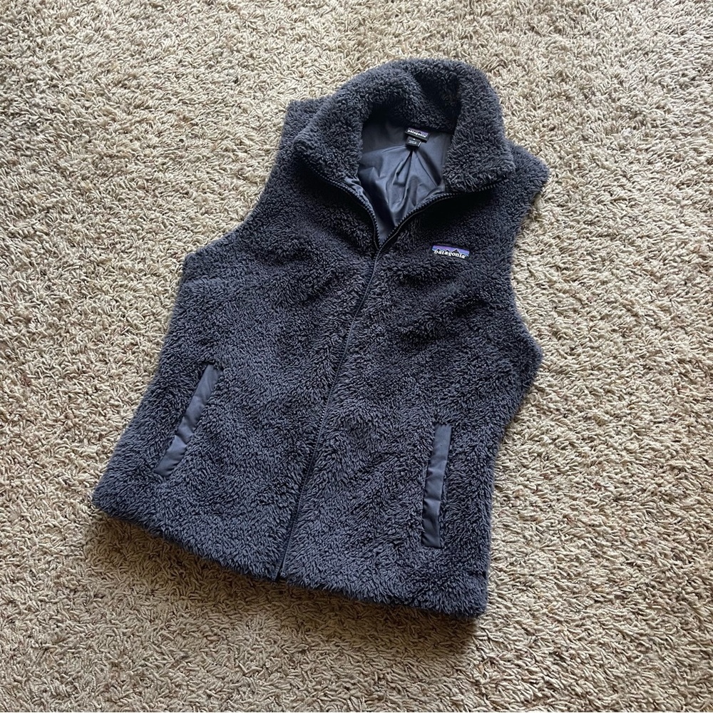 Patagonia Dark Gray Fleece Vest